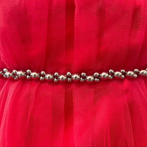 Brand new Professional Handmade Strapless Puffy Red Dress - Picture 3 of 4